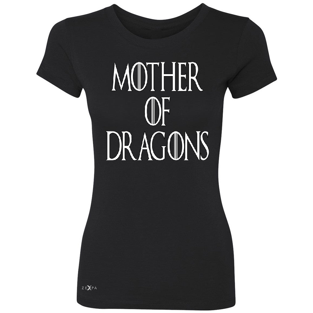 Zexpa Apparelâ„¢ Mother Of Dragons Women's T-shirt Thronies GOT Khaleesi Tee - Zexpa Apparel Halloween Christmas Shirts