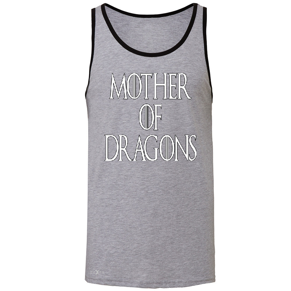 Zexpa Apparelâ„¢ Mother Of Dragons Men's Jersey Tank Thronies GOT Khaleesi Sleeveless - Zexpa Apparel Halloween Christmas Shirts