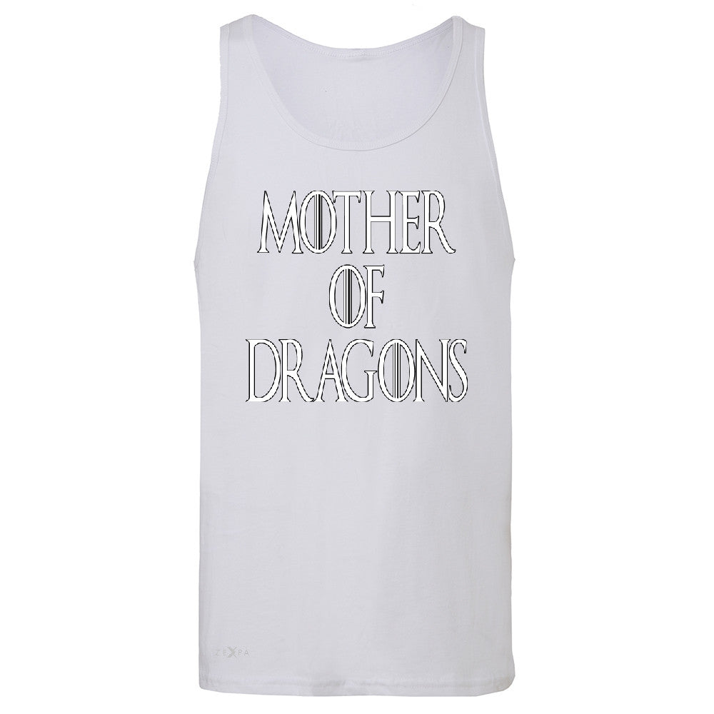 Zexpa Apparelâ„¢ Mother Of Dragons Men's Jersey Tank Thronies GOT Khaleesi Sleeveless - Zexpa Apparel Halloween Christmas Shirts