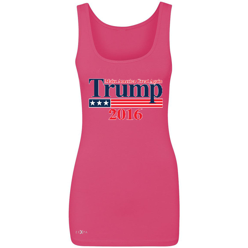 Trump 2016 America Great Again Women's Tank Top Elections 2016 Sleeveless - Zexpa Apparel - 2