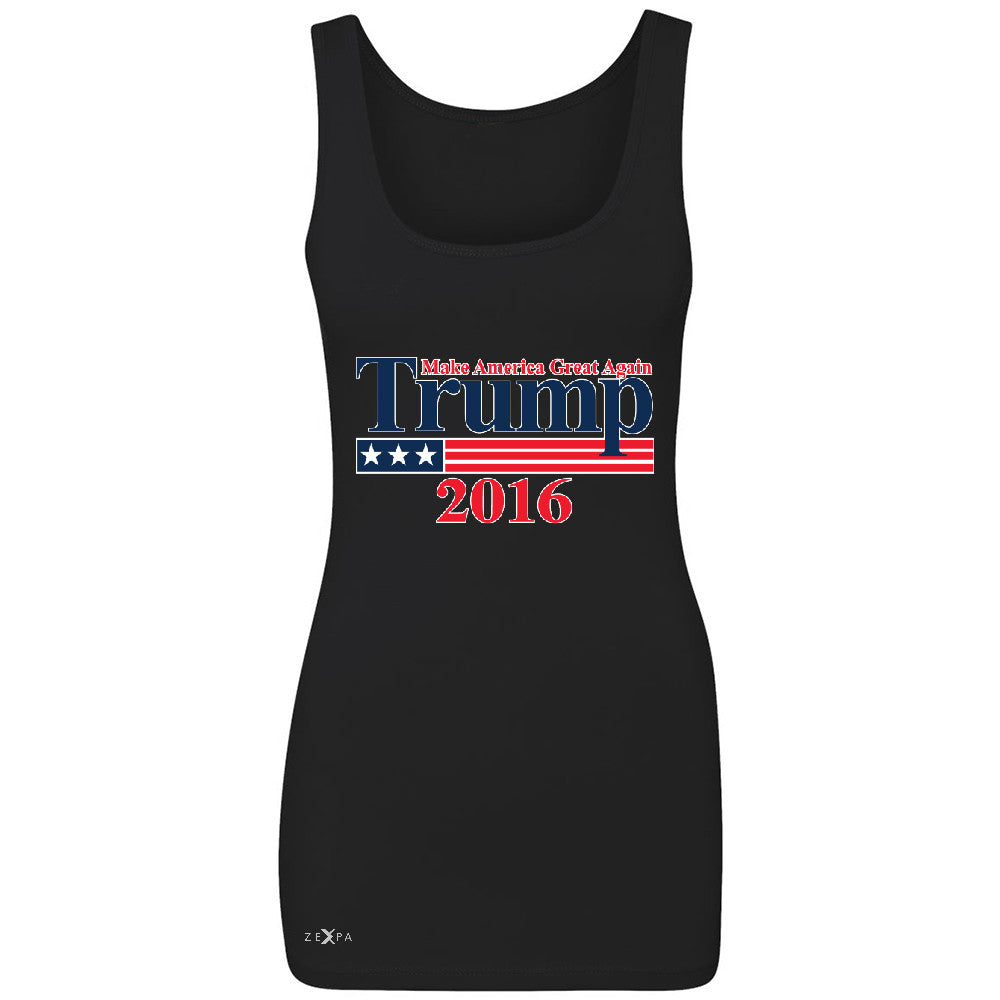 Trump 2016 America Great Again Women's Tank Top Elections 2016 Sleeveless - Zexpa Apparel - 1