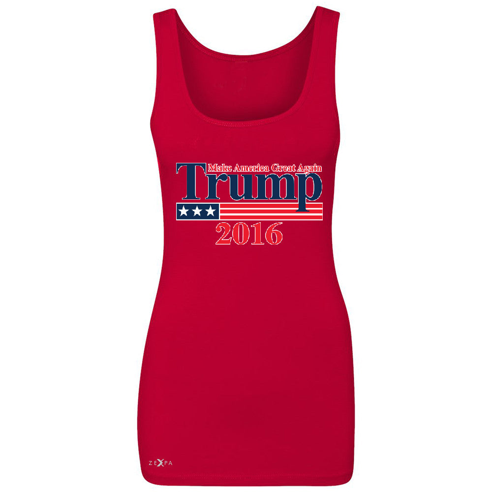 Trump 2016 America Great Again Women's Tank Top Elections 2016 Sleeveless - Zexpa Apparel - 3