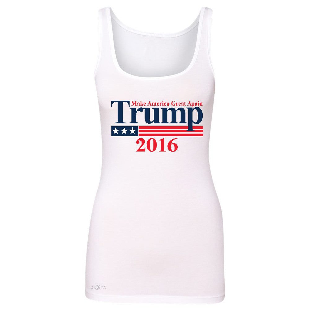 Trump 2016 America Great Again Women's Tank Top Elections 2016 Sleeveless - Zexpa Apparel - 4