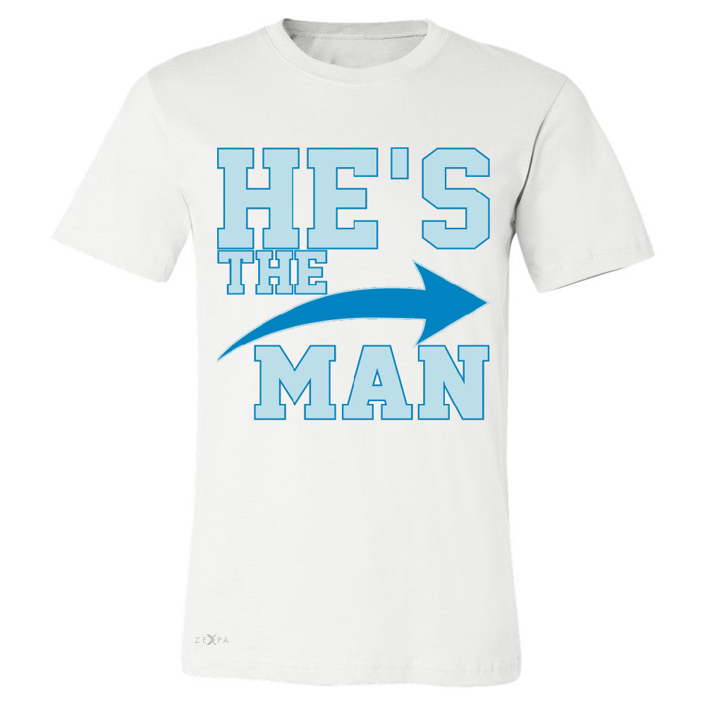 He is The MAN Men's T-shirt Couple Matching Valentines Day Feb Tee - Zexpa Apparel - 6