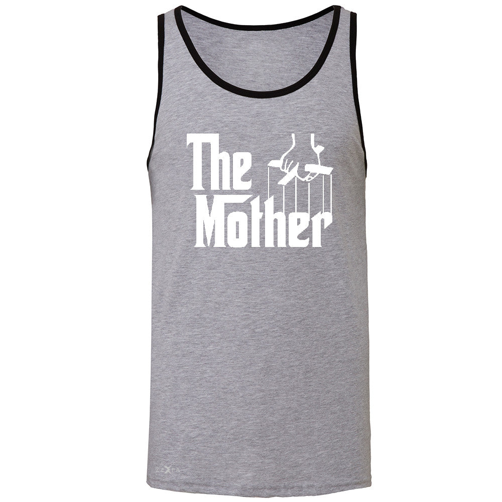 The Mother Godfather Men's Jersey Tank Couple Matching Mother's Day Sleeveless - Zexpa Apparel - 2