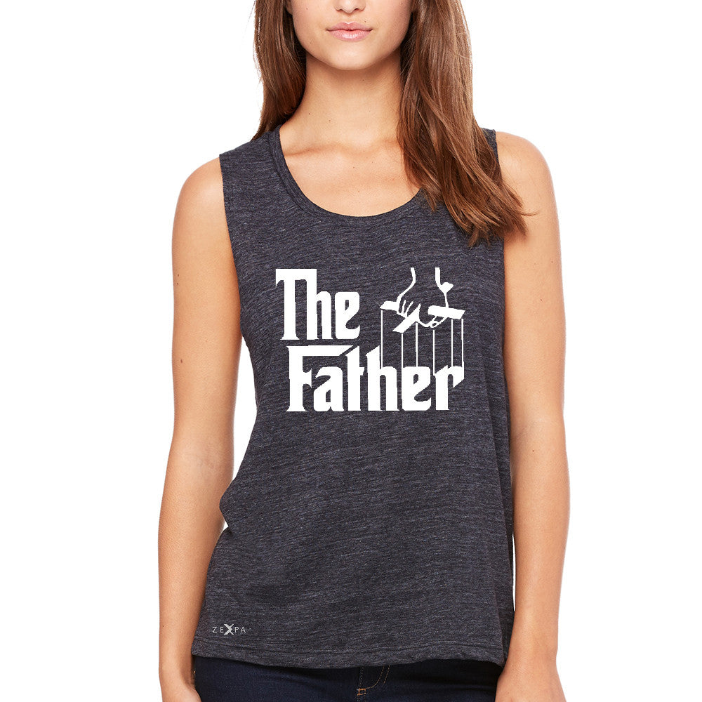 The Father Godfather Women's Muscle Tee Couple Matching Mother's Day Tanks - Zexpa Apparel - 1