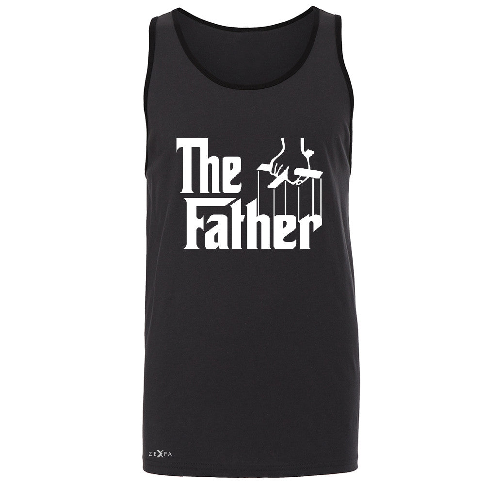 The Father Godfather Men's Jersey Tank Couple Matching Mother's Day Sleeveless - Zexpa Apparel - 3