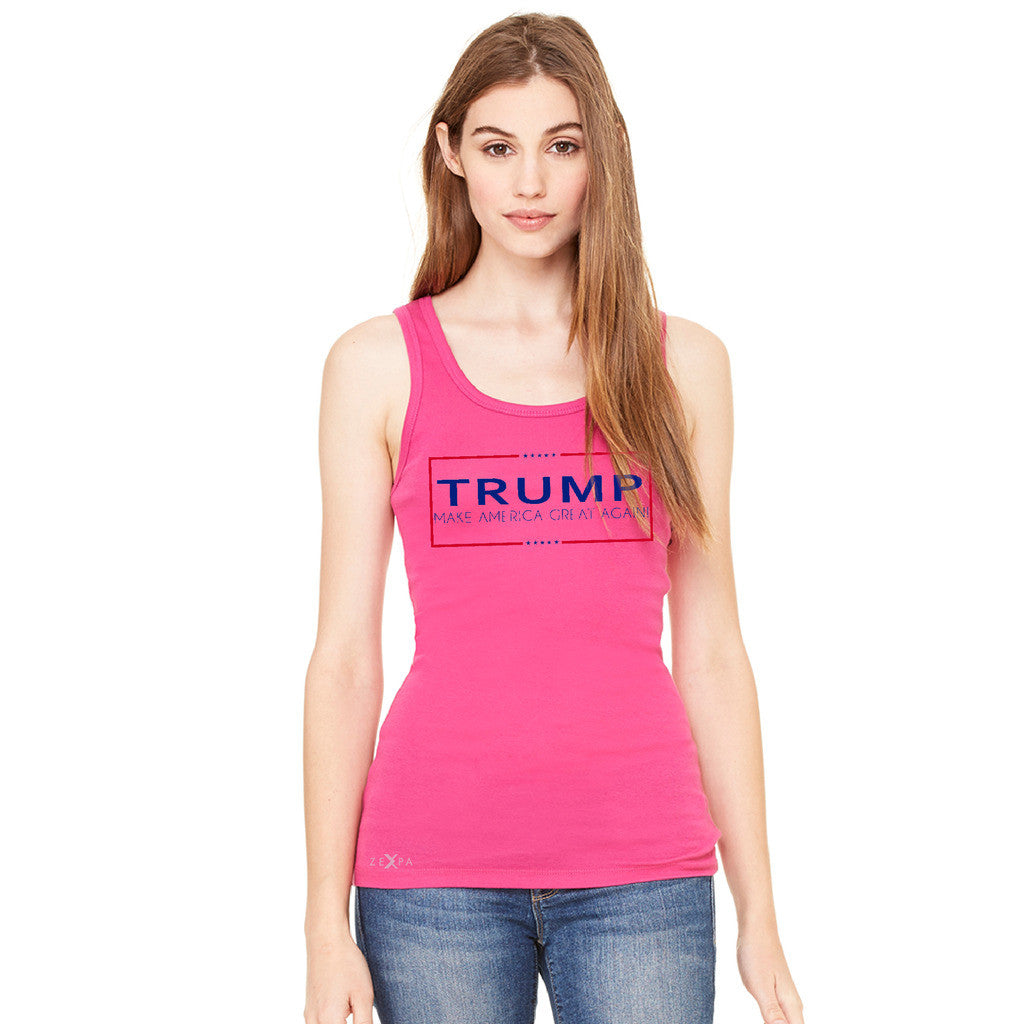 Donald Trump Make America Great Again Campaign Classic Desing Women's Tank Top Elections Sleeveless - Zexpa Apparel Halloween Christmas Shirts