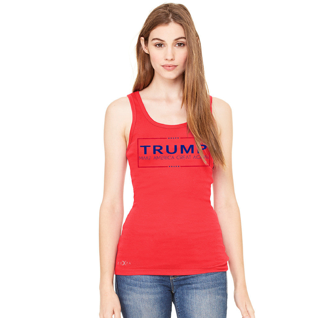 Donald Trump Make America Great Again Campaign Classic Desing Women's Tank Top Elections Sleeveless - zexpaapparel - 4