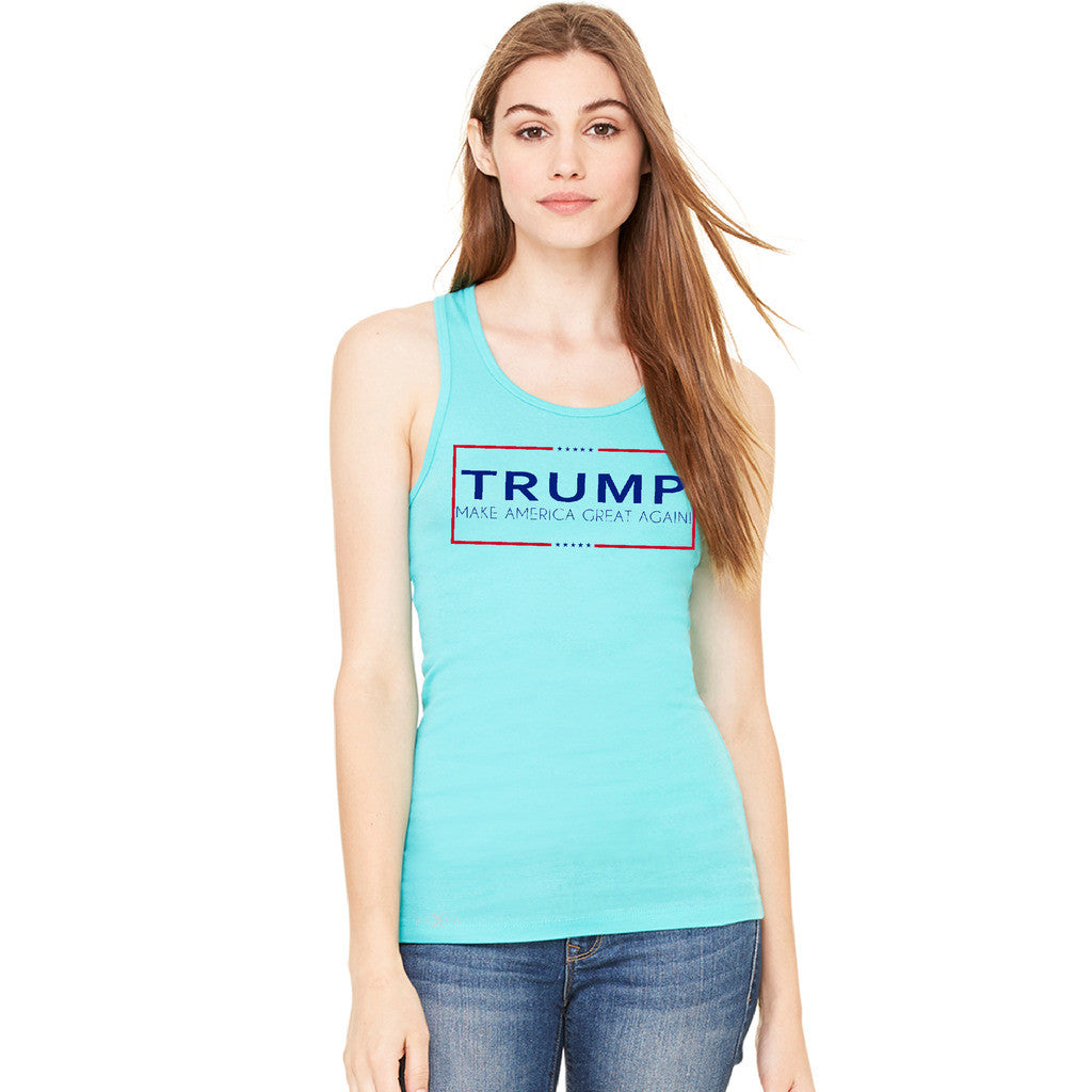 Donald Trump Make America Great Again Campaign Classic Desing Women's Racerback Elections Sleeveless - Zexpa Apparel Halloween Christmas Shirts