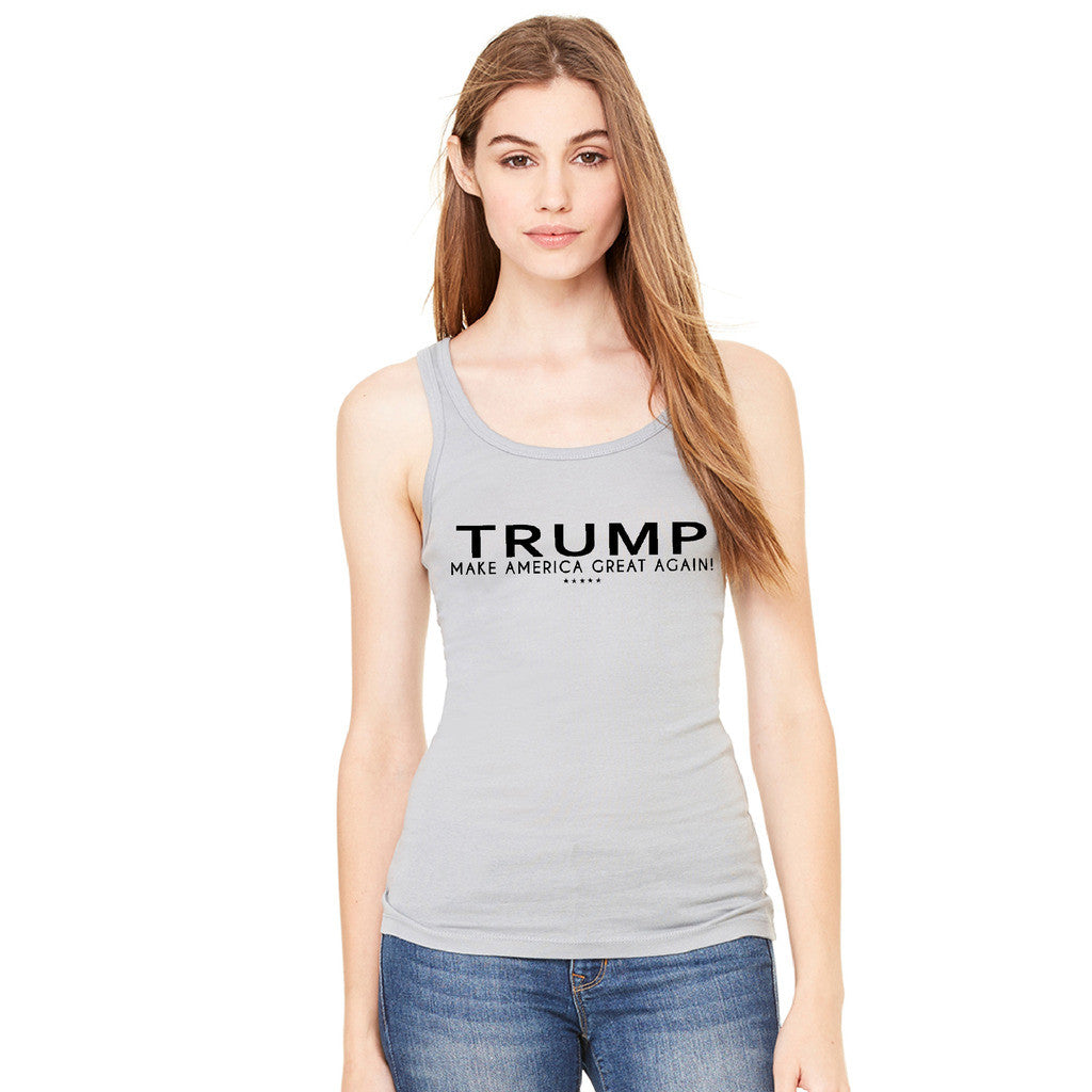 Donald Trump Make America Great Again Campaign Classic Black Design Women's Tank Top Elections Sleeveless - Zexpa Apparel Halloween Christmas Shirts