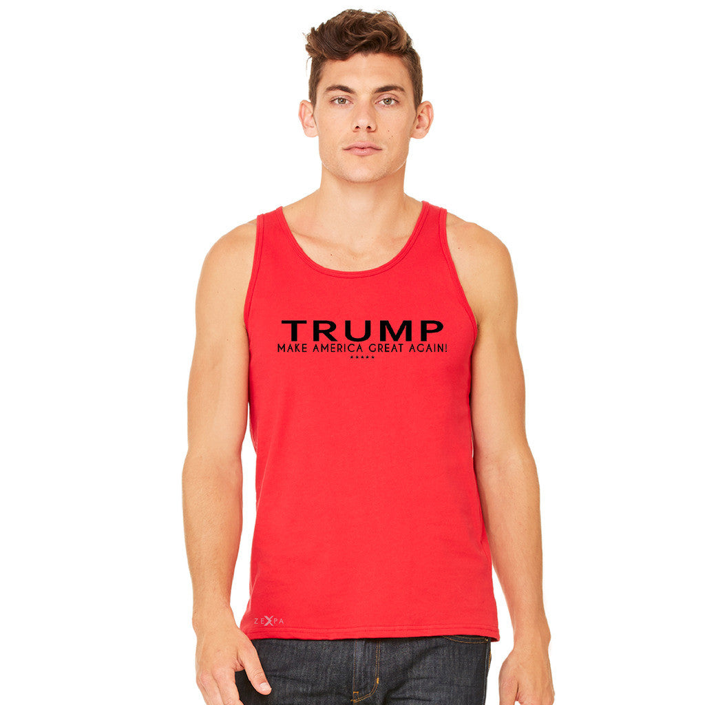 Donald Trump Make America Great Again Campaign Classic Black Design Men's Jersey Tank Elections Sleeveless - zexpaapparel - 8