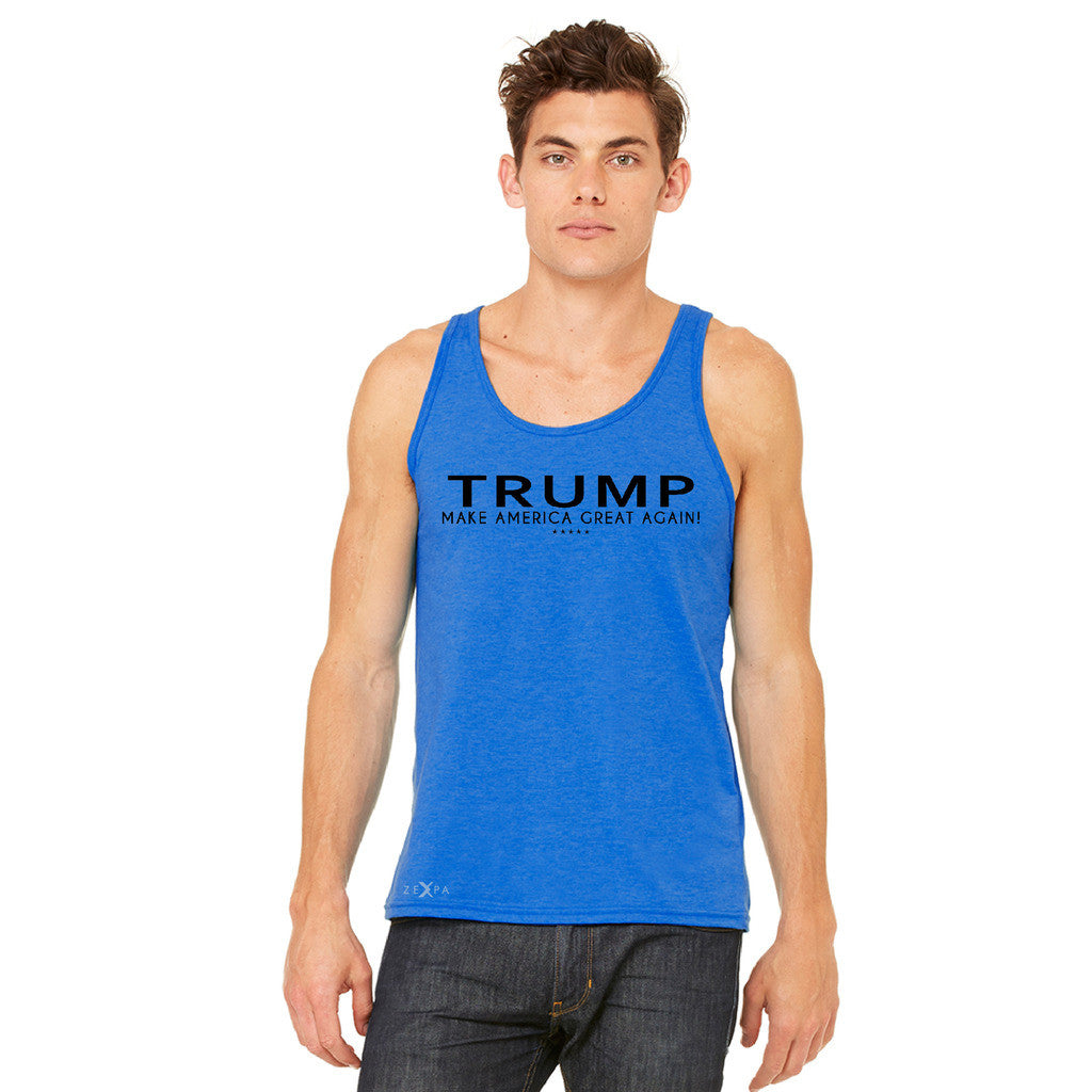 Donald Trump Make America Great Again Campaign Classic Black Design Men's Jersey Tank Elections Sleeveless - zexpaapparel - 9