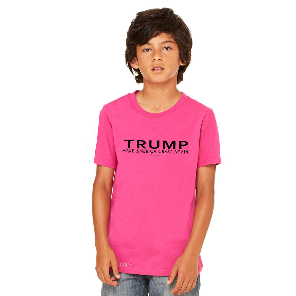 Donald Trump Make America Great Again Campaign Classic Black Design Youth T-shirt Elections Tee - Zexpa Apparel
