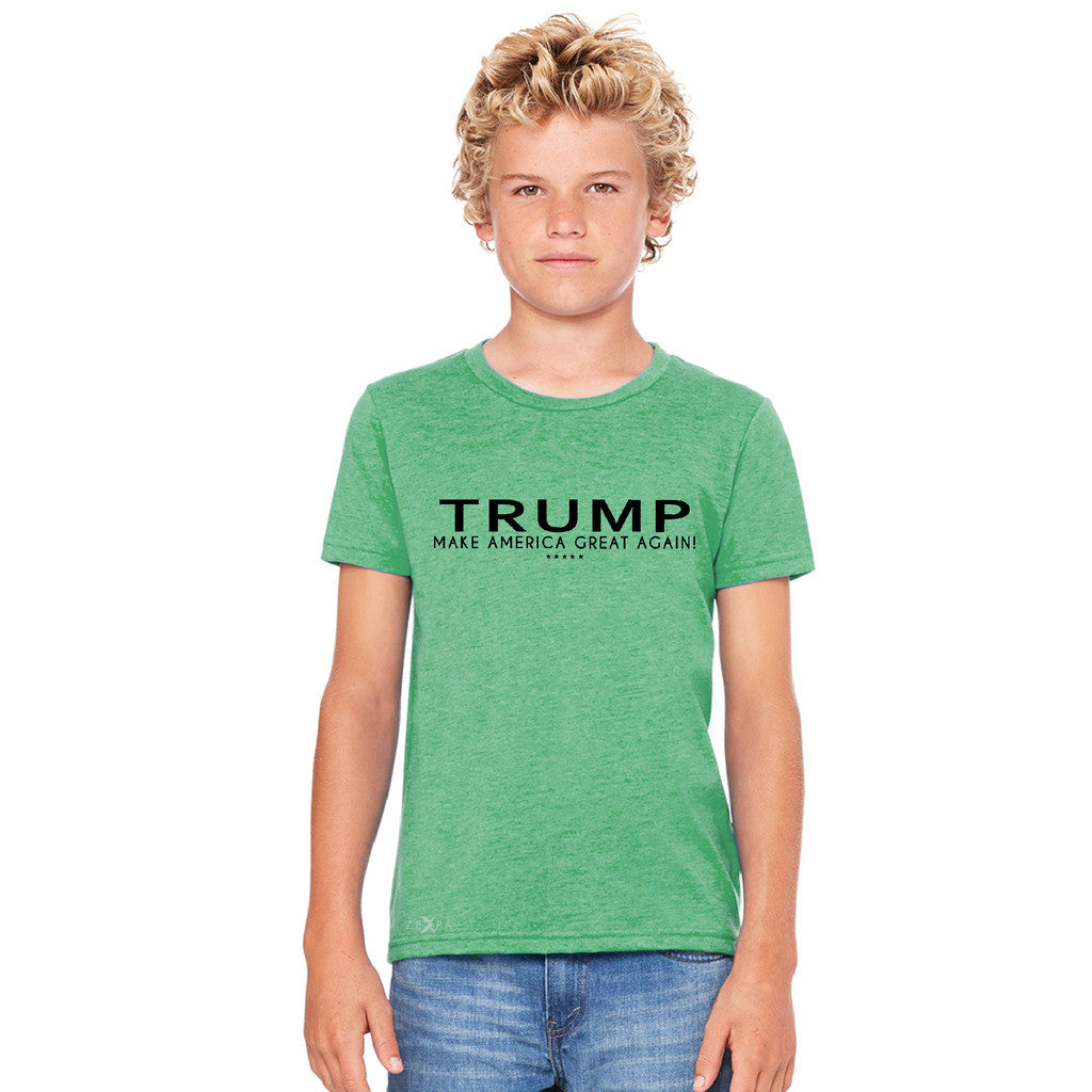 Donald Trump Make America Great Again Campaign Classic Black Design Youth T-shirt Elections Tee - Zexpa Apparel - 4