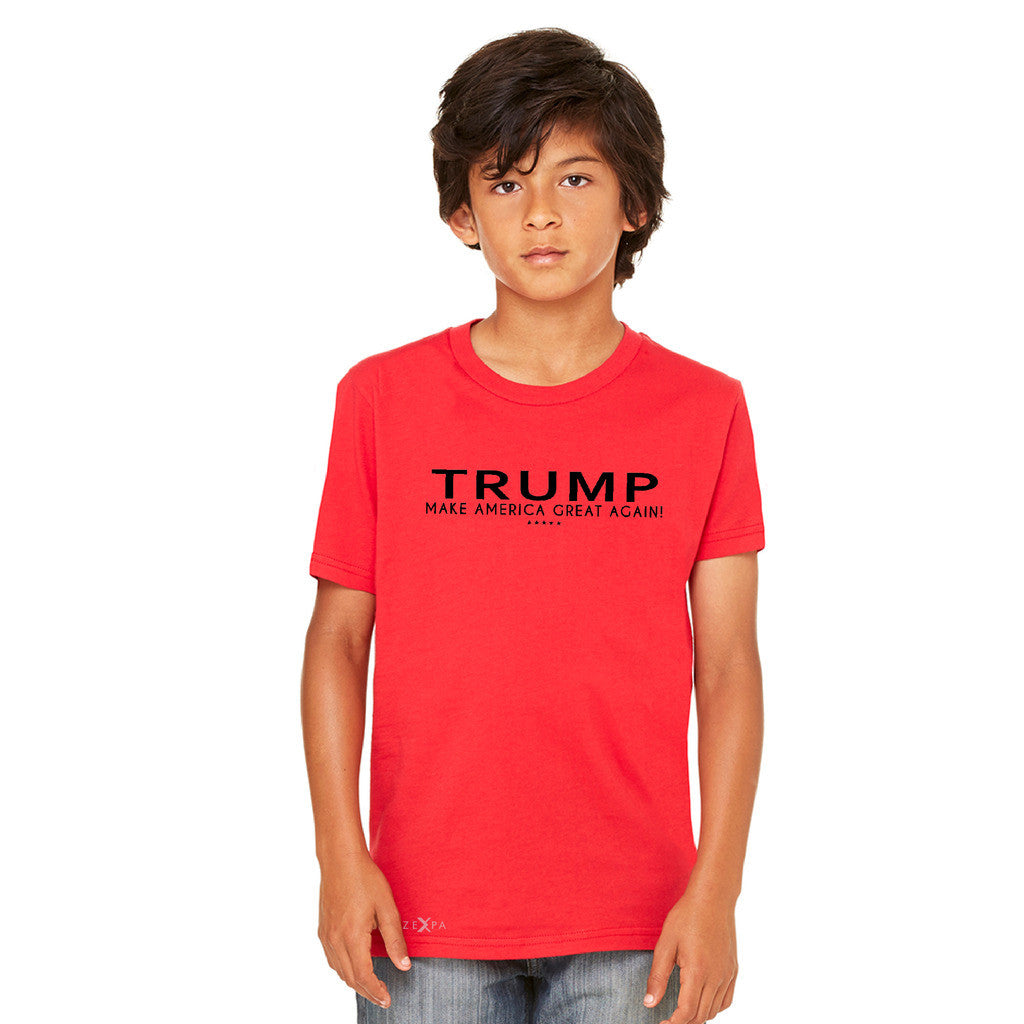 Donald Trump Make America Great Again Campaign Classic Black Design Youth T-shirt Elections Tee - Zexpa Apparel Halloween Christmas Shirts