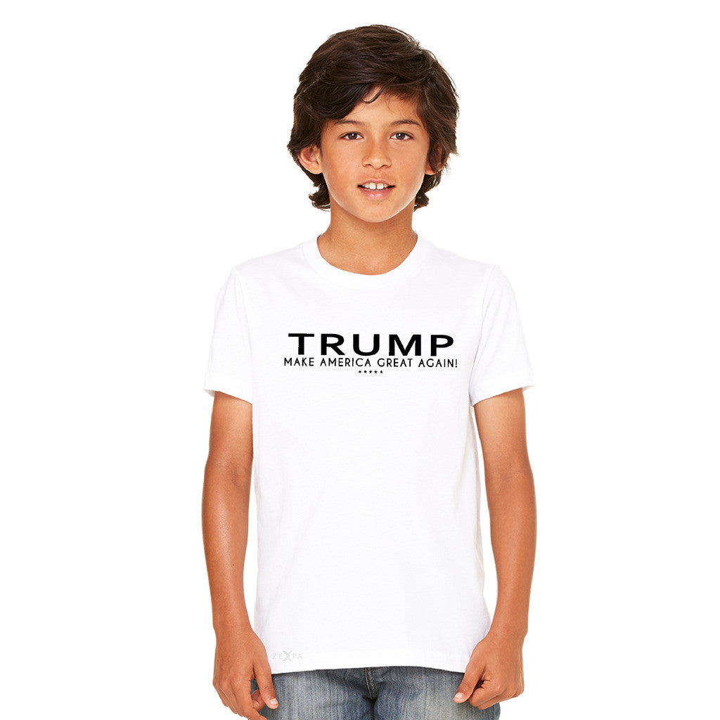 Donald Trump Make America Great Again Campaign Classic Black Design Youth T-shirt Elections Tee - Zexpa Apparel Halloween Christmas Shirts