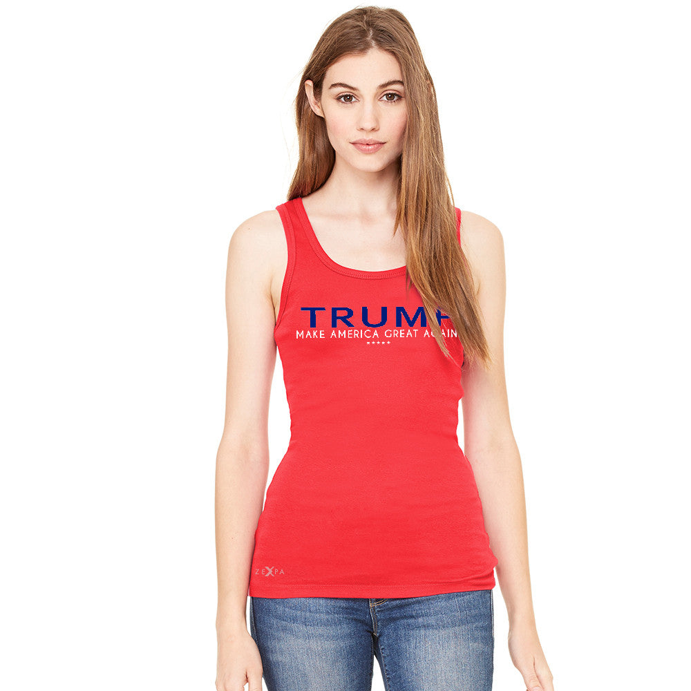 Donald Trump Make America Great Again Campaign Classic Design Women's Tank Top Elections Sleeveless - zexpaapparel - 4