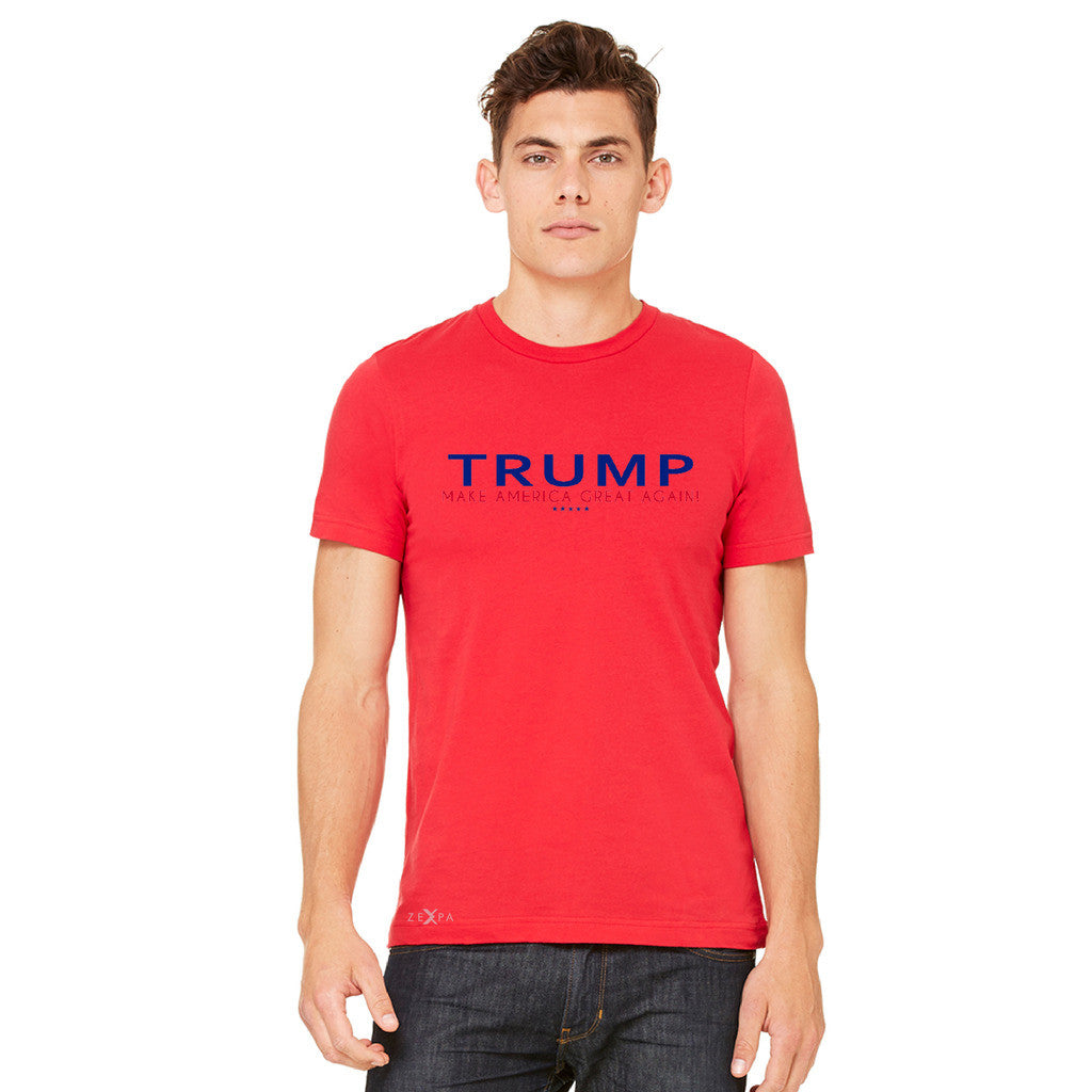 Donald Trump Make America Great Again Campaign Classic Navy Red Design Men's T-shirt Elections Tee - zexpaapparel - 9