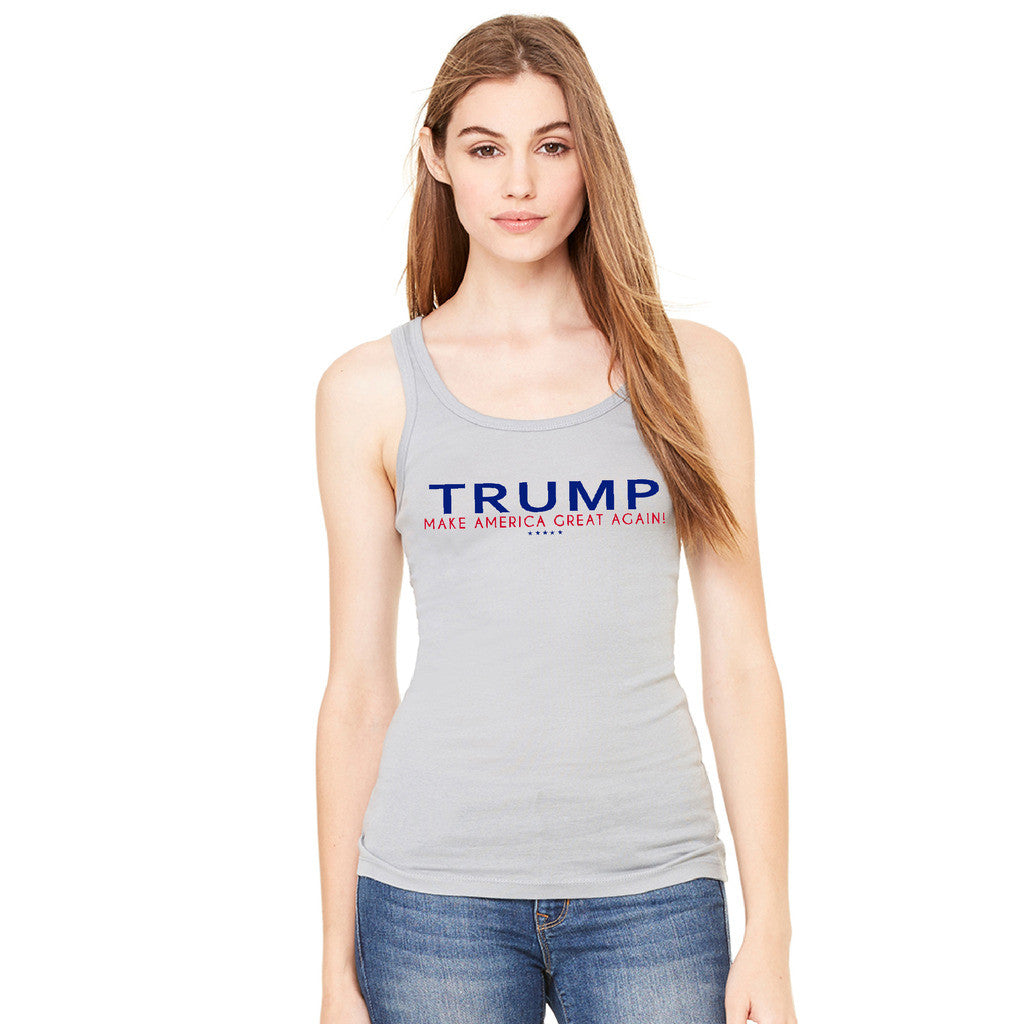 Donald Trump Make America Great Again Campaign Classic Navy Red Design Women's Tank Top Elections Sleeveless - Zexpa Apparel Halloween Christmas Shirts