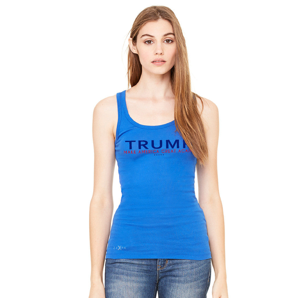 Donald Trump Make America Great Again Campaign Classic Navy Red Design Women's Tank Top Elections Sleeveless - Zexpa Apparel
