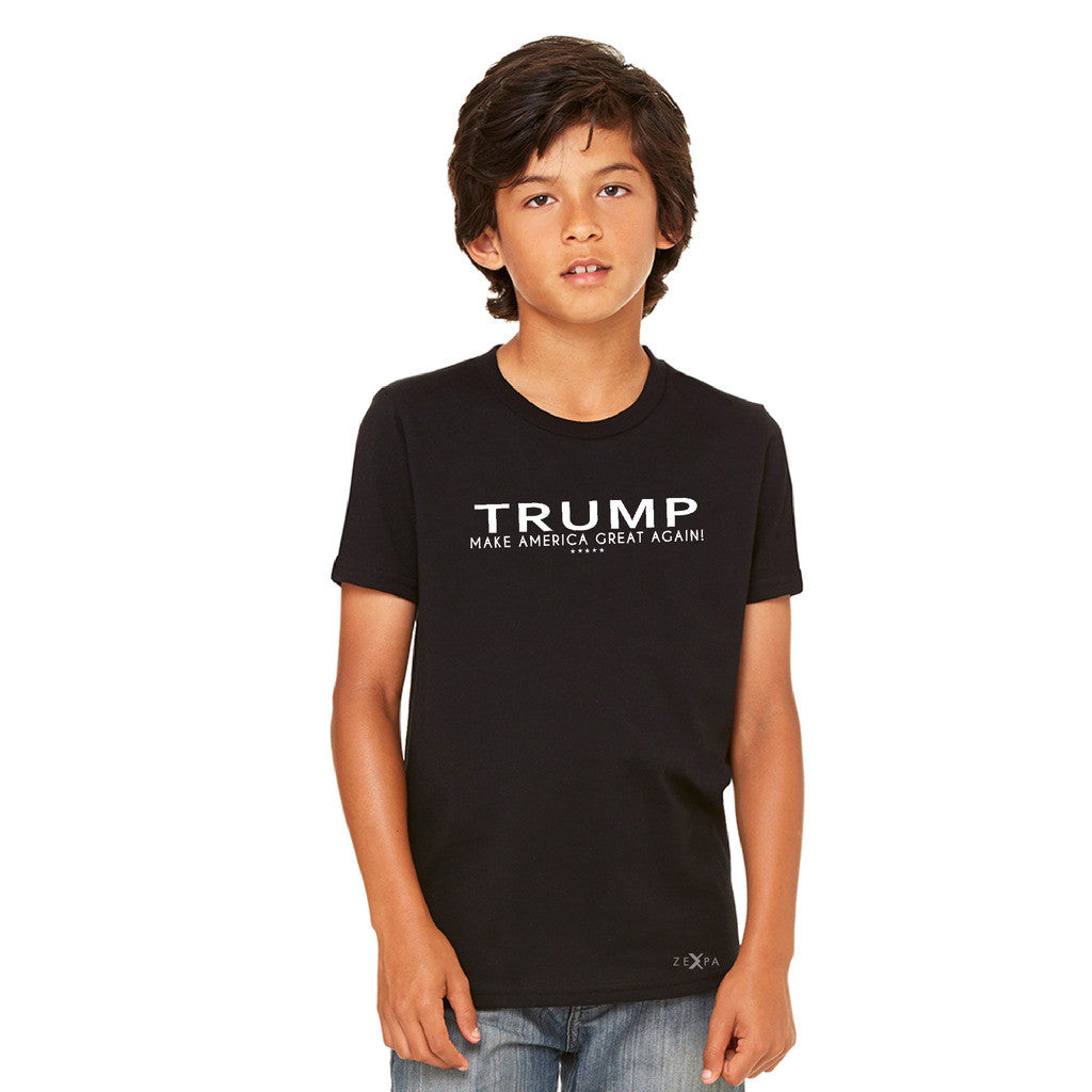 Donald Trump Make America Great Again Campaign Classic White Design Youth T-shirt Elections Tee - Zexpa Apparel Halloween Christmas Shirts