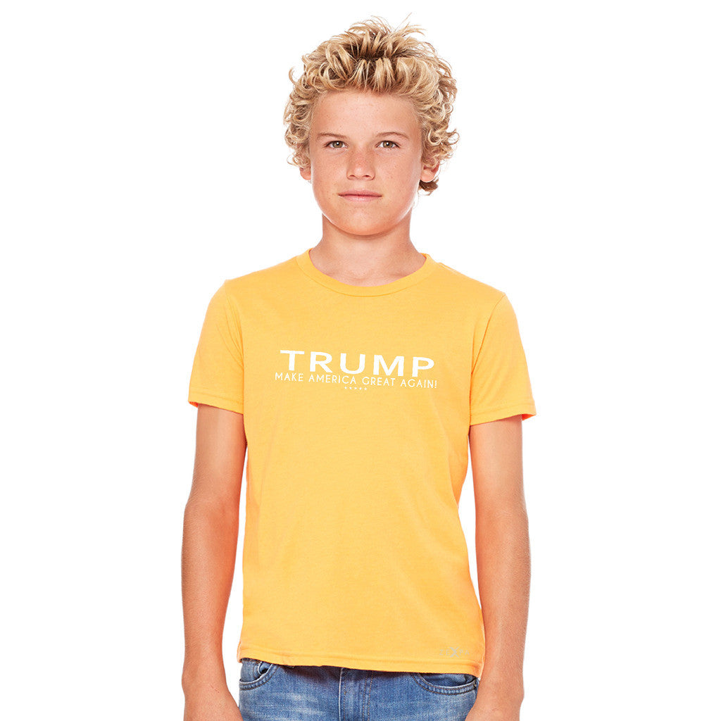 Donald Trump Make America Great Again Campaign Classic White Design Youth T-shirt Elections Tee - Zexpa Apparel - 8