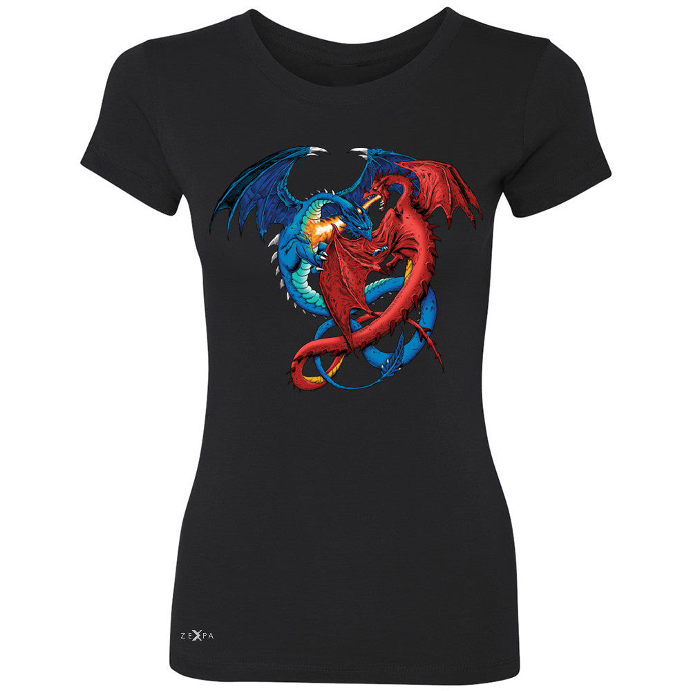 Duel Dragon  Women's T-shirt Cool GOT Ball Thronies Tee - Zexpa Apparel - 1