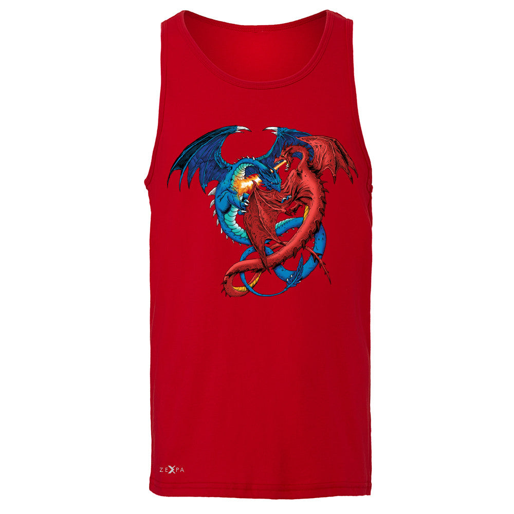 Duel Dragon  Men's Jersey Tank Cool GOT Ball Thronies Sleeveless - Zexpa Apparel - 4