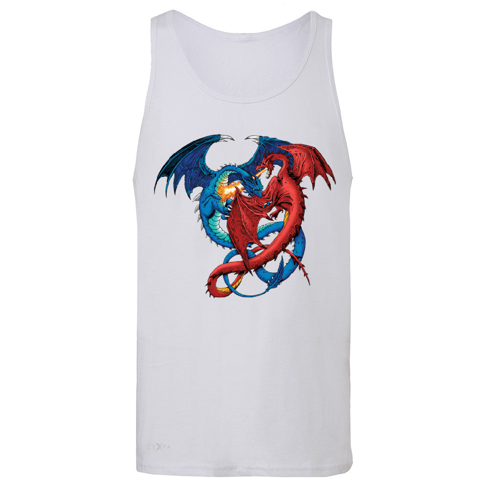 Duel Dragon  Men's Jersey Tank Cool GOT Ball Thronies Sleeveless - Zexpa Apparel - 6