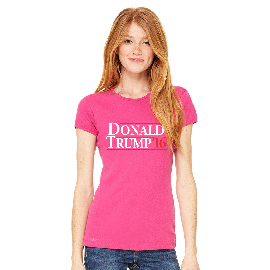 Donald Trump Campaign Reagan Bush Design Women's T-shirt Elections Tee - Zexpa Apparel Halloween Christmas Shirts
