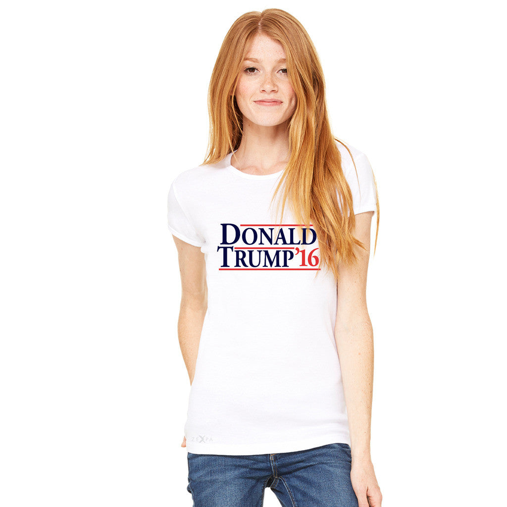 Donald Trump Campaign Reagan Bush Design Women's T-shirt Elections Tee - zexpaapparel - 10