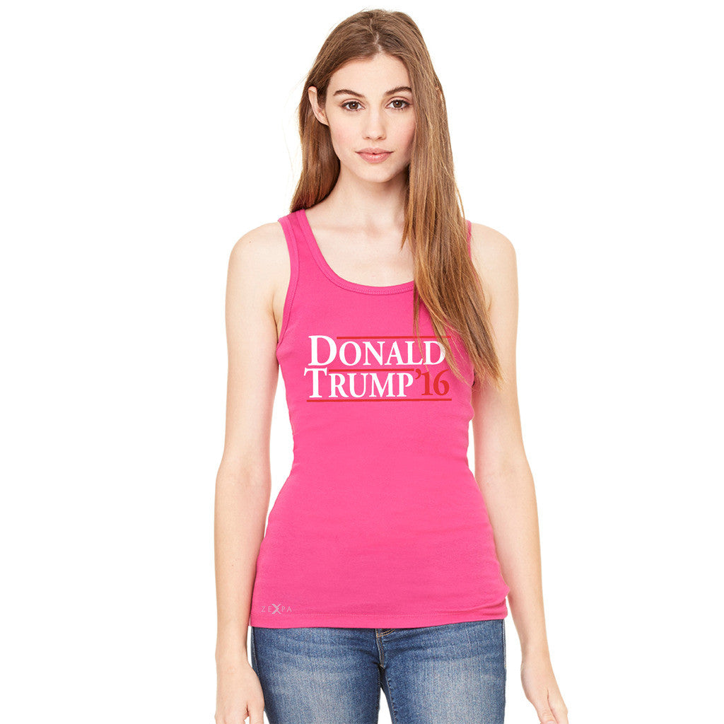 Donald Trump Campaign Reagan Bush Design Women's Tank Top Elections Sleeveless - Zexpa Apparel Halloween Christmas Shirts