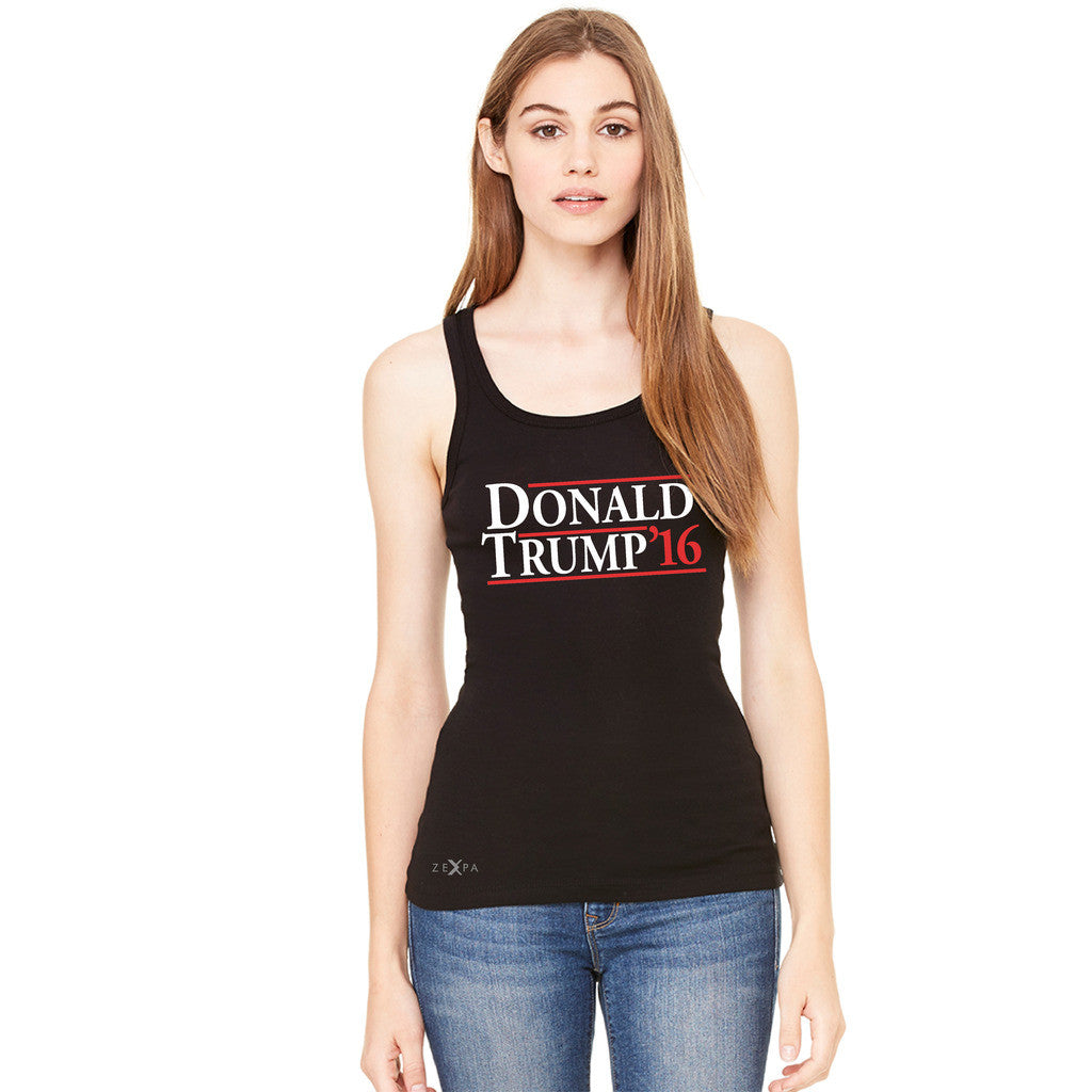 Donald Trump Campaign Reagan Bush Design Women's Tank Top Elections Sleeveless - Zexpa Apparel Halloween Christmas Shirts
