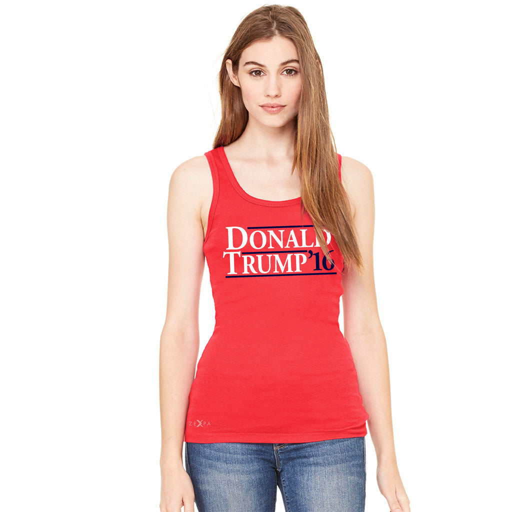 Donald Trump Campaign Reagan Bush Design Women's Tank Top Elections Sleeveless - Zexpa Apparel Halloween Christmas Shirts