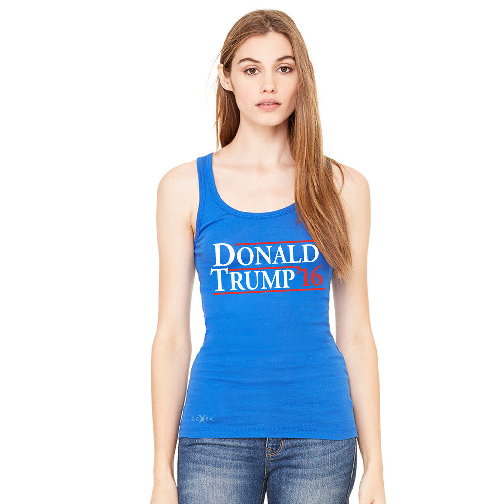 Donald Trump Campaign Reagan Bush Design Women's Tank Top Elections Sleeveless - Zexpa Apparel Halloween Christmas Shirts