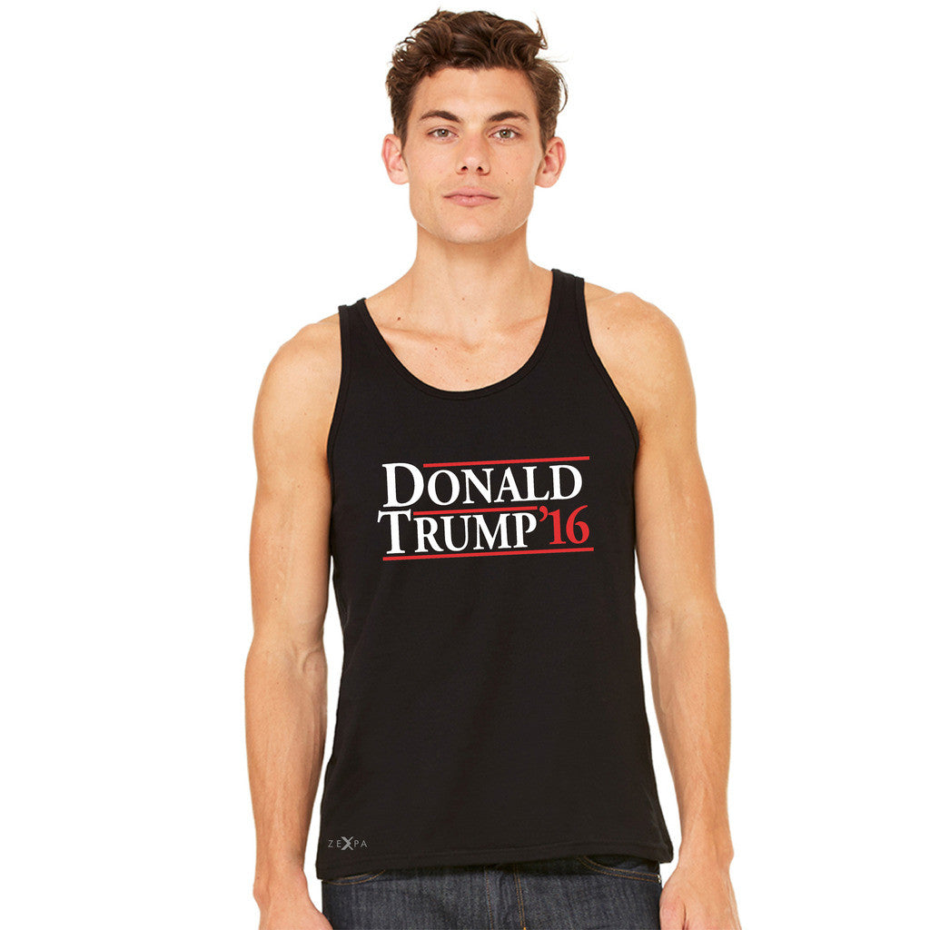 Donald Trump Campaign Reagan Bush Design Men's Jersey Tank Elections Sleeveless - Zexpa Apparel Halloween Christmas Shirts