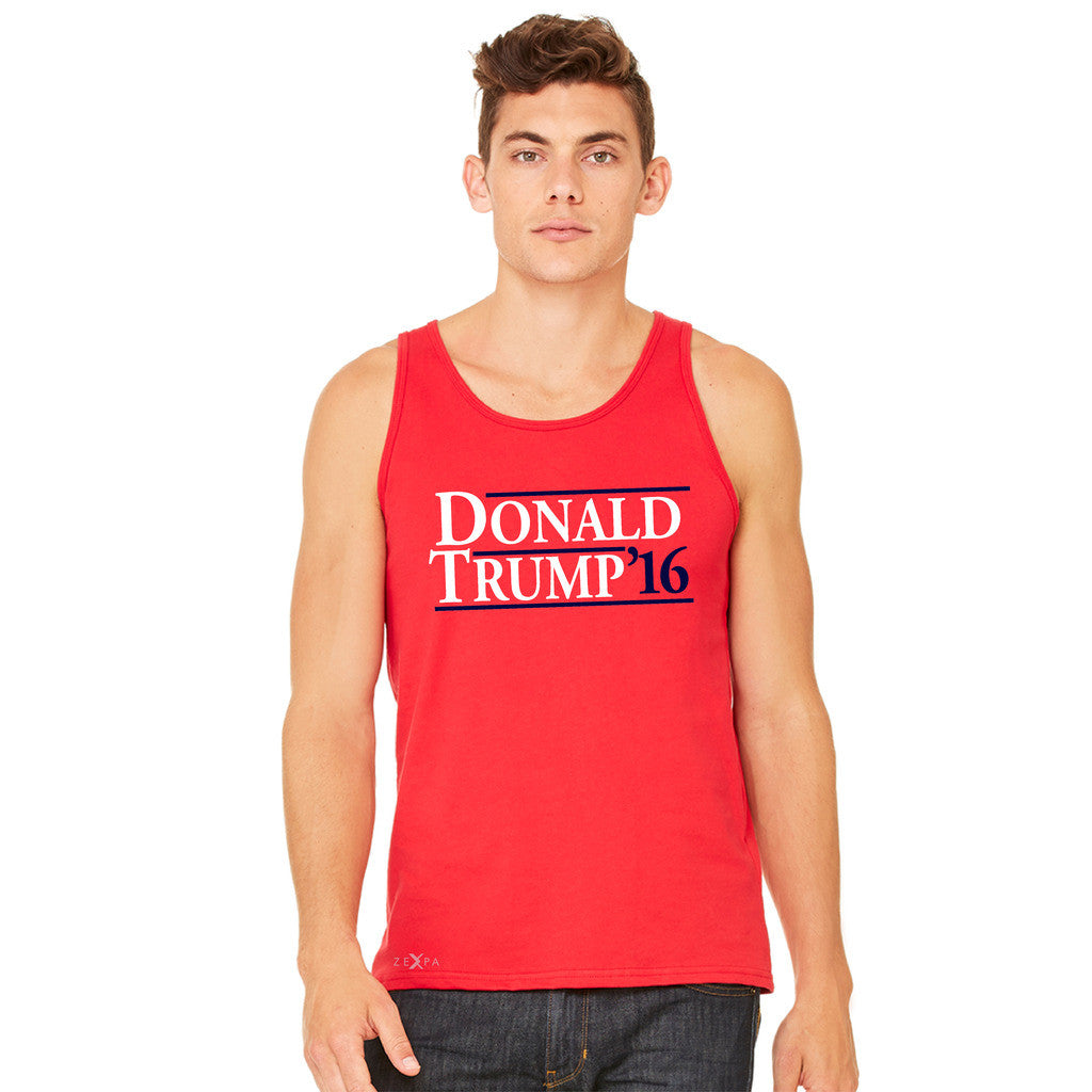 Donald Trump Campaign Reagan Bush Design Men's Jersey Tank Elections Sleeveless - Zexpa Apparel - 8