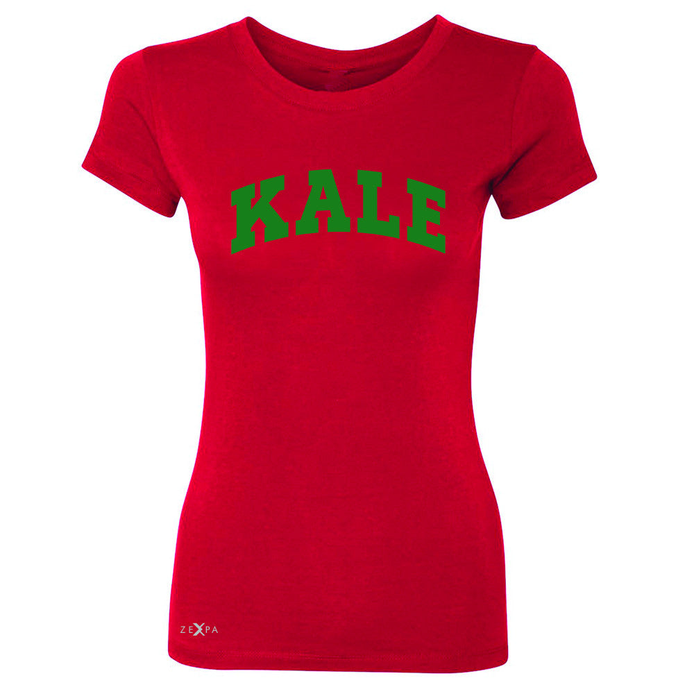 Kale GN University Gift for Vegetarian Women's T-shirt Vegan Fun Tee - Zexpa Apparel - 4