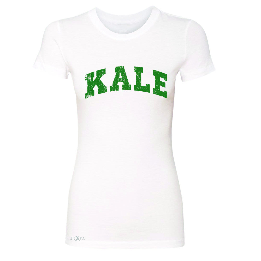 Kale G University Gift for Vegetarian Women's T-shirt Vegan Fun Tee - Zexpa Apparel - 5