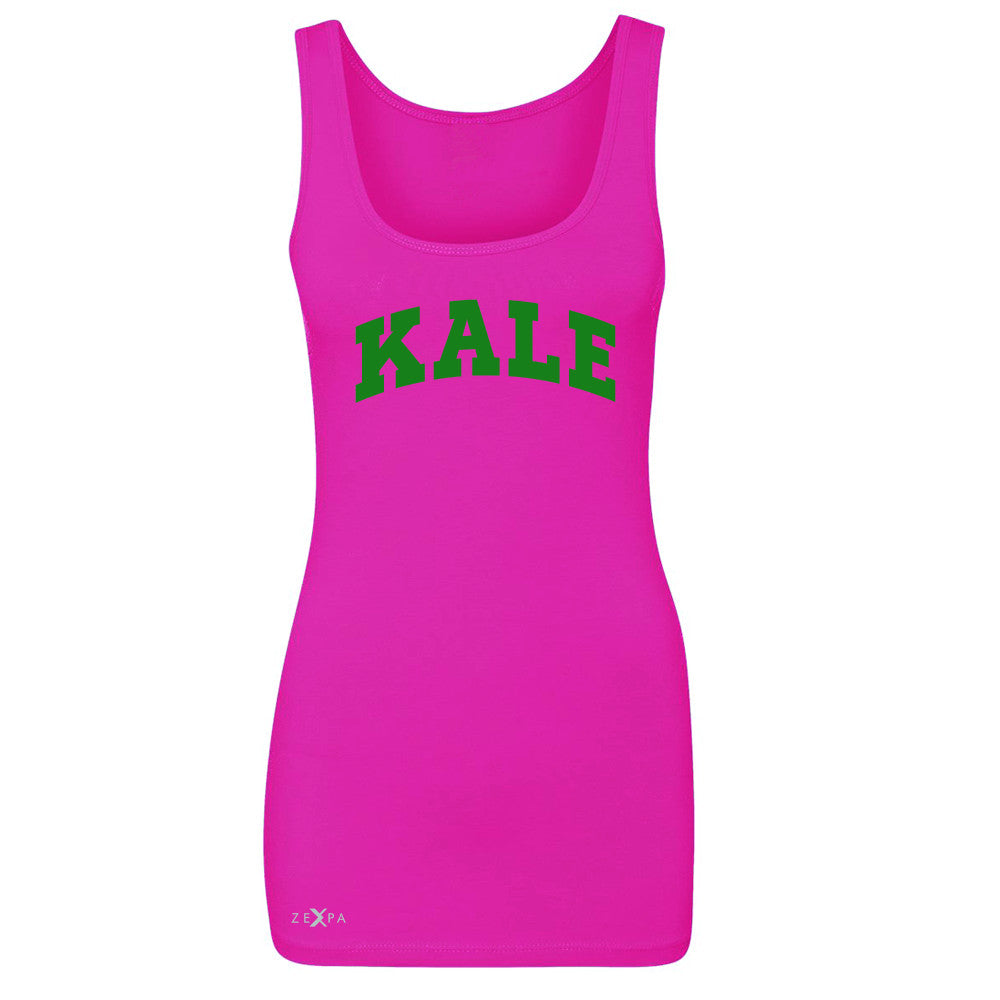 Kale GN University Gift for Vegetarian Women's Tank Top Vegan Fun Sleeveless - Zexpa Apparel - 1