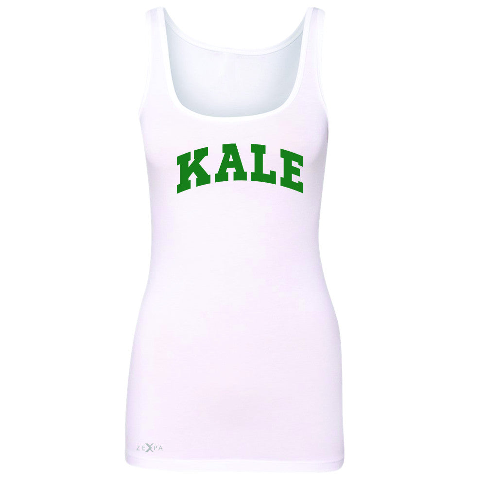 Kale GN University Gift for Vegetarian Women's Tank Top Vegan Fun Sleeveless - Zexpa Apparel - 4