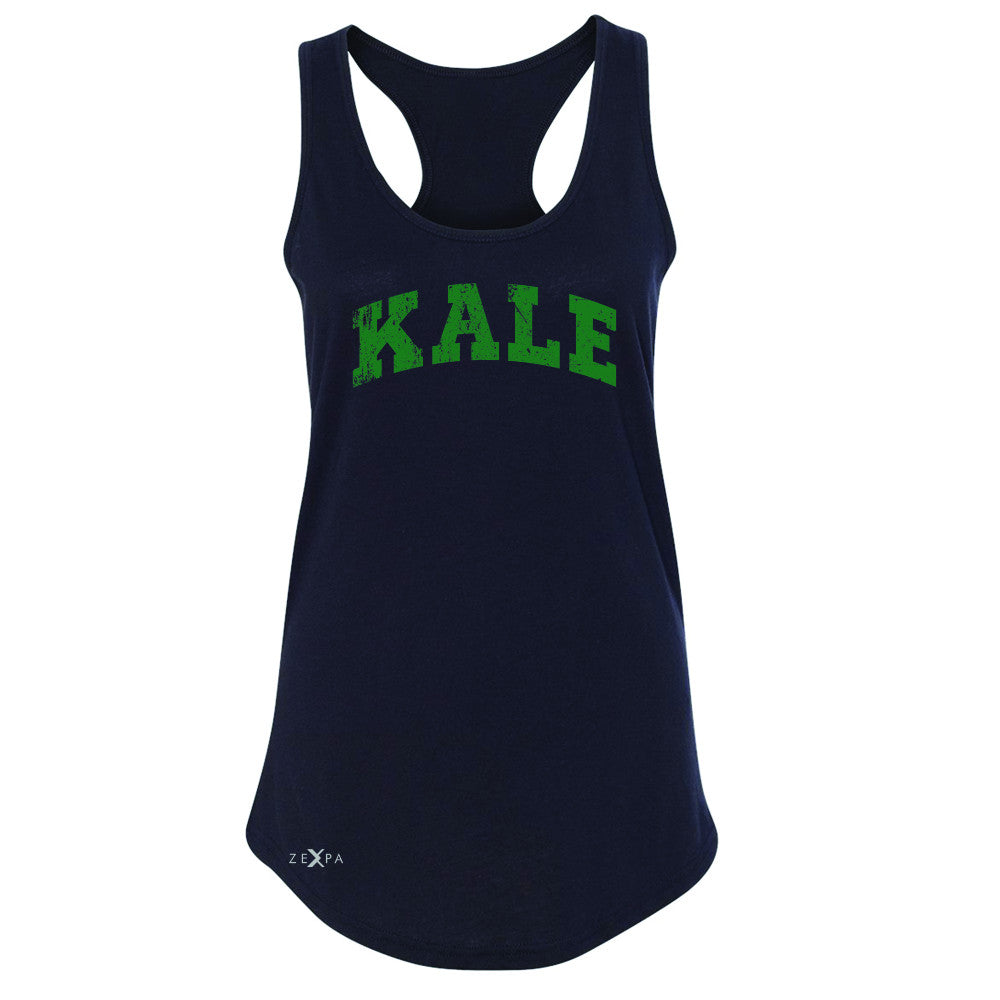Kale G University Gift for Vegetarian Women's Racerback Vegan Fun Sleeveless - Zexpa Apparel