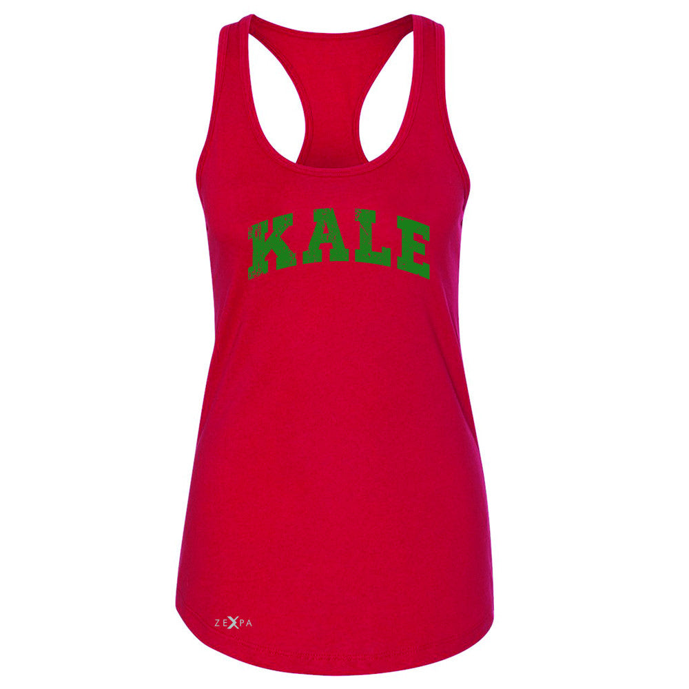 Kale G University Gift for Vegetarian Women's Racerback Vegan Fun Sleeveless - Zexpa Apparel - 3
