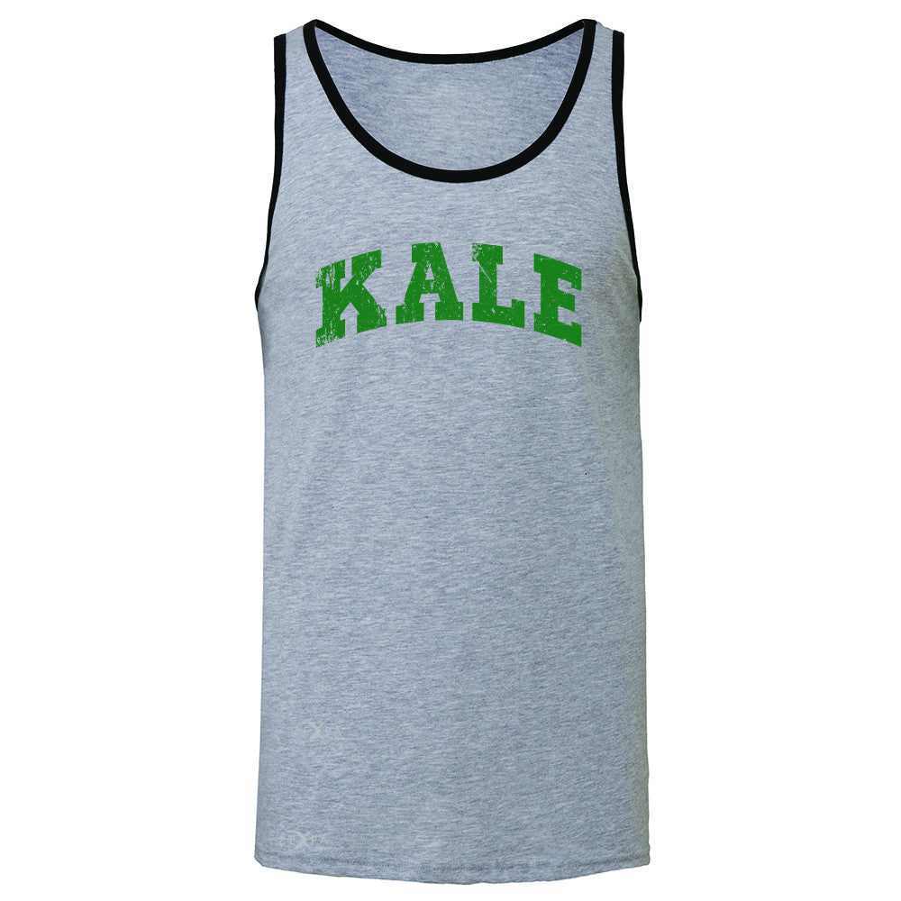 Kale G University Gift for Vegetarian Men's Jersey Tank Vegan Fun Sleeveless - Zexpa Apparel