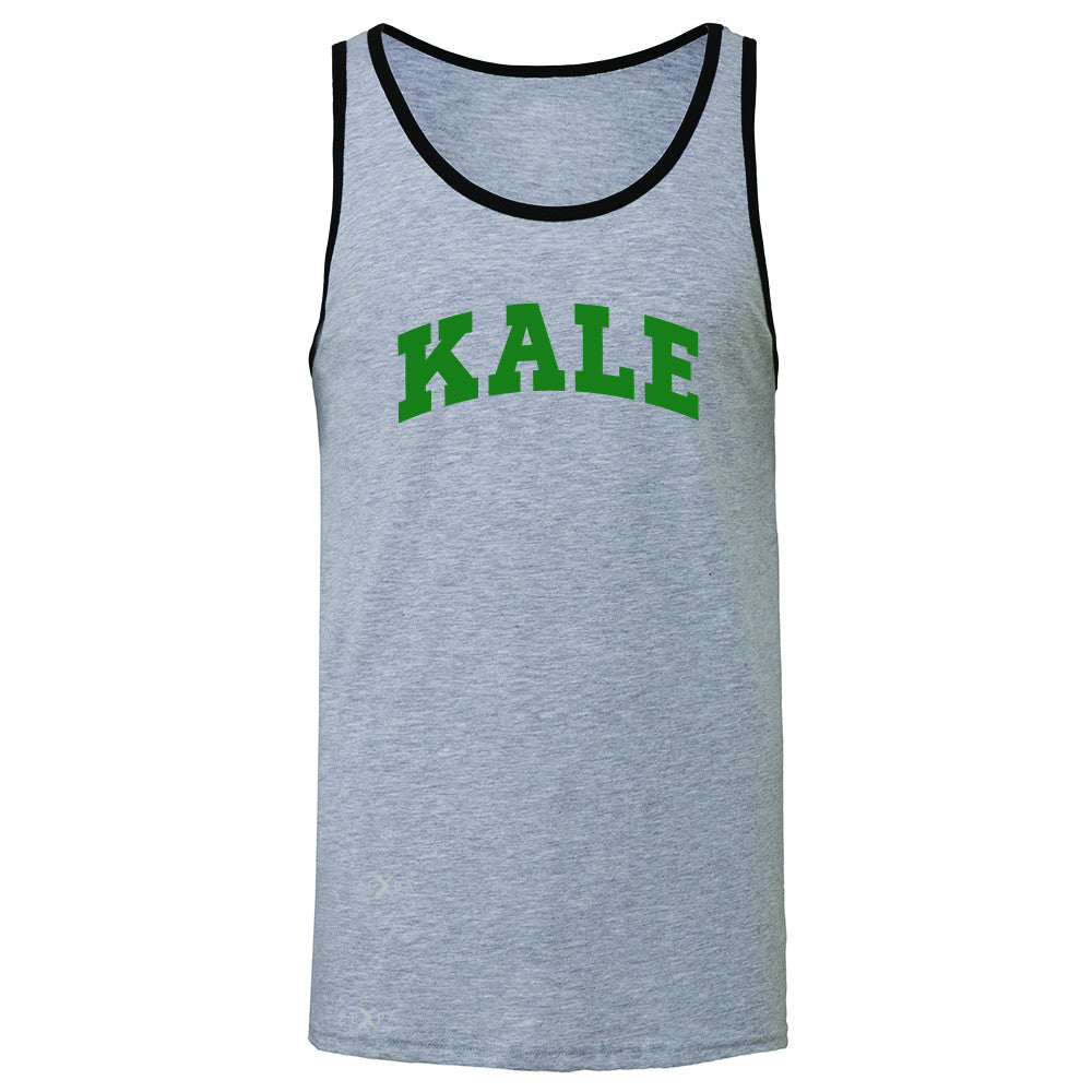 Kale GN University Gift for Vegetarian Men's Jersey Tank Vegan Fun Sleeveless - Zexpa Apparel - 2