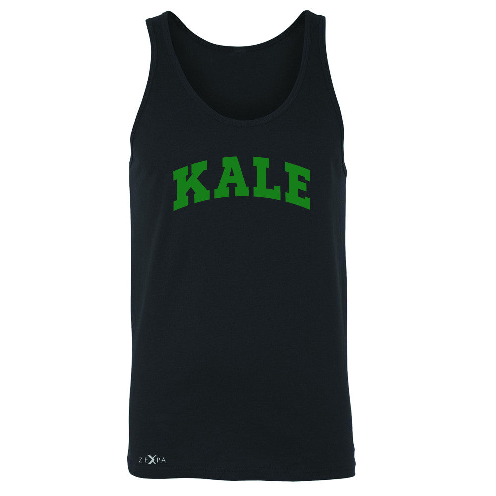 Kale GN University Gift for Vegetarian Men's Jersey Tank Vegan Fun Sleeveless - Zexpa Apparel - 1