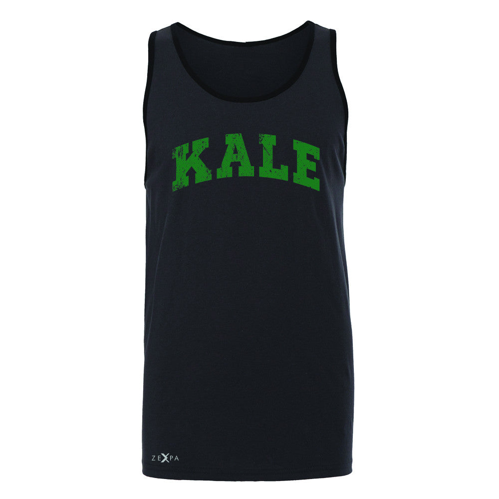 Kale G University Gift for Vegetarian Men's Jersey Tank Vegan Fun Sleeveless - Zexpa Apparel