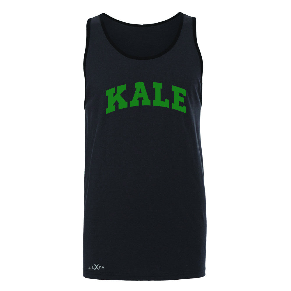 Kale GN University Gift for Vegetarian Men's Jersey Tank Vegan Fun Sleeveless - Zexpa Apparel - 3