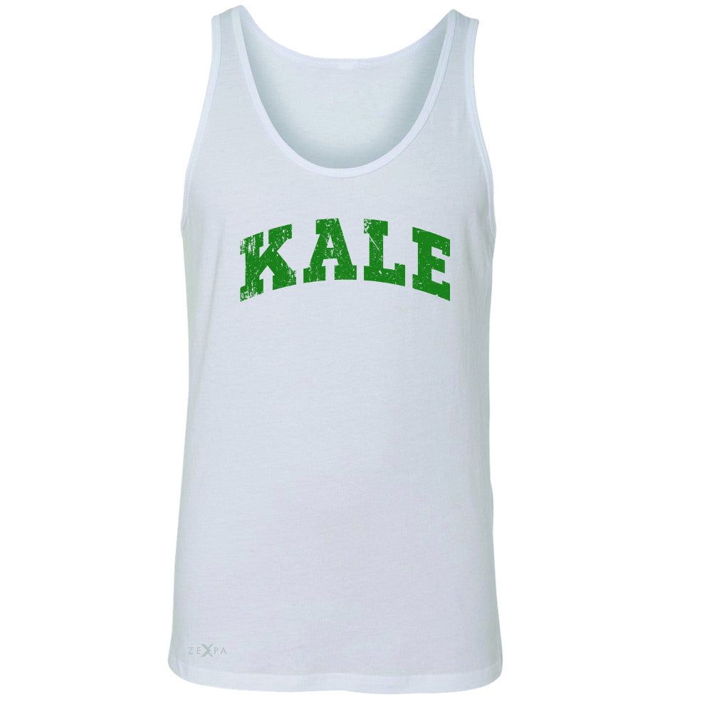 Kale G University Gift for Vegetarian Men's Jersey Tank Vegan Fun Sleeveless - Zexpa Apparel - 5